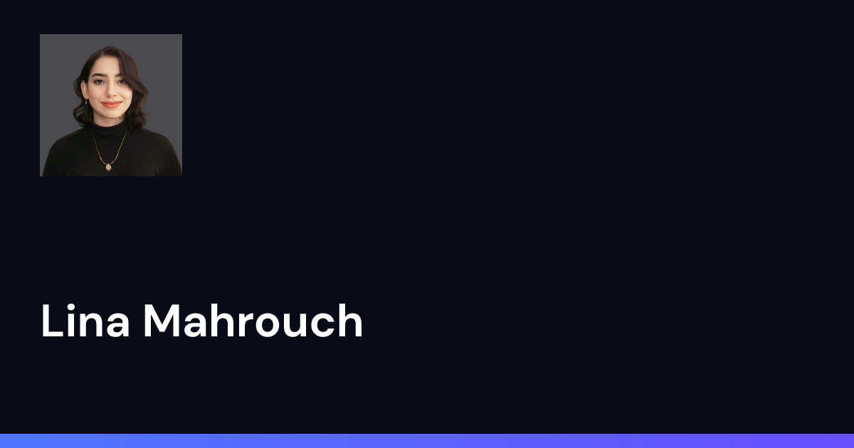 Lina Mahrouch is speaking at Epic Web Conf 2024 | Epic Web Dev