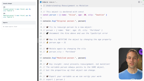 Reassignment Vs Mutation | Epic Web Dev